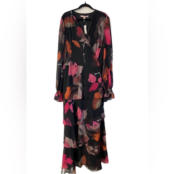 Anthropologie Hutch Bardot Wrap Maxi Dress - Picture 3 of 10